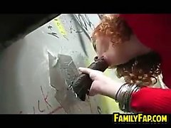 Redhead And A Glory Hole