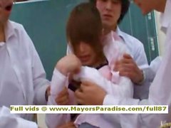 Akiho Yoshizawa innocent Chinese teacher does blowjob