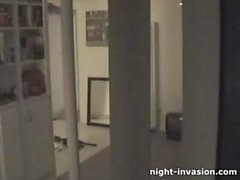 Teen Fucked on Night Vision Cam