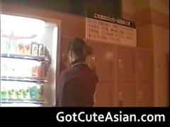 Voyeur Japanese teens in the locker room