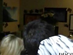 Sensual and wild group fuck in a college dorm