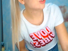 Blonde Teen Gets Wild and Naughty