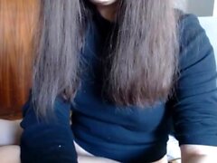 Brunette Solo Webcam Masturbation