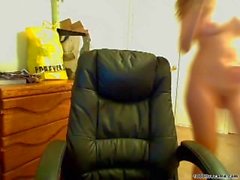 Cute brunet teen masturbate on webcam
