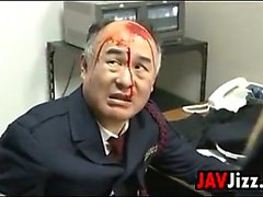 Asian Officer Fucked By A Co-Worker