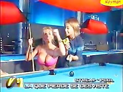 Sabrina Pettinato and Dana Fleyser Play Strip Pool