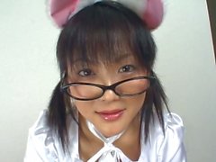 Innocent looking yet super naughty asian teen teasing on cam