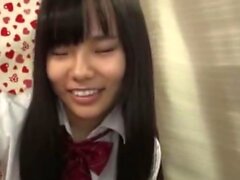 Japanese teen blowjob with creamy mustache