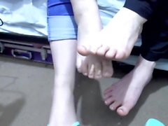 Asian sisters foot fetish