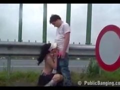 Public - public sex on a highway