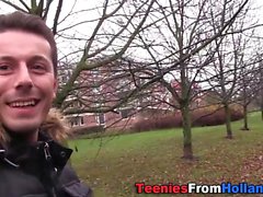 Dutch teen facialized