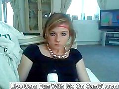 Teen Slut Making Out With Vibrator On Cam