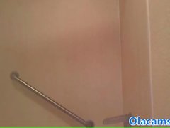 Hot skinny teen masturbate on webcam