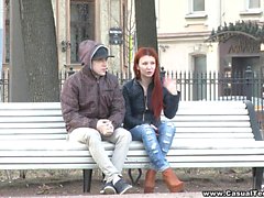 Casual Teen Sex - Pleasure with a redhead
