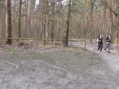 German 18 Schoolgirl Teen Dirty Fuck and Piss Outdoor