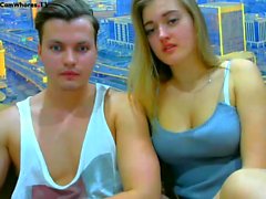 Amateur Teen Webcam Couple Has Sex