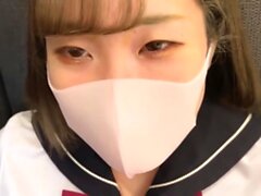 Japanese teen blowjob and hard fuck uncensored