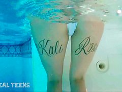 Real Teens - Tattooed Teen Kali roses POV blowjob and sex