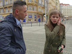 Bitches Abroad - Gorgeous travelling European teen gets fucked in her ass and pussy