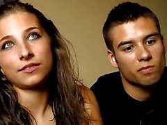 18 years old Cristina and Diego couple fucking