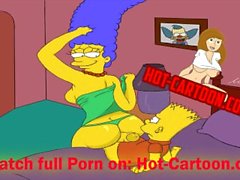 Simpsons Porn #1 Bart fuck Marge Cartoon Porn HD