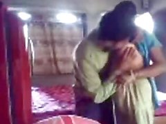 Horny bengali wife secretly sucks and fucks in a dressed quickie