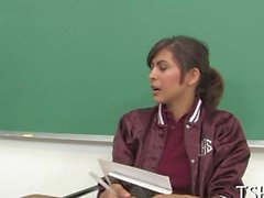 hot teen is in her teachers mind all day long