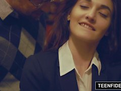 TEENFIDELITY - Schoolgirl Michelle Taylor Creampie Sex Ed