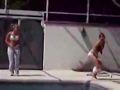 teen girls stripping nude swimming