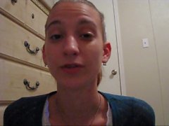 Teen sets up her webcam for humiliation talk