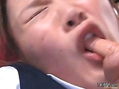 Sexy asian slut gets her pussy rubbed part4