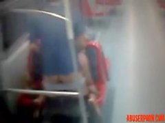 On the Train: Free Voyeur Porn Video 19 teen slave