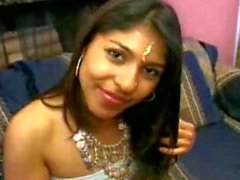 Indian chick takes on two cocks