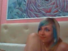 Grey hair teen show her pussy live on webcam