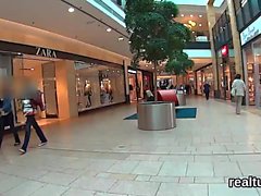 Stellar czech teen gets teased in the mall and shagged in po