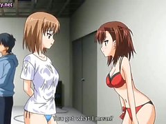 Teen anime minx with round tits gets screwed