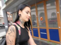german scout - tall tattoo teen sharlotte pickup and fuck