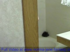 Norma Jene Hot Young Red Head Shower Time Fun