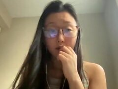 POV close up asian gf blowjob