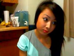 ULTRA Hot Asian teen flashing for her BF