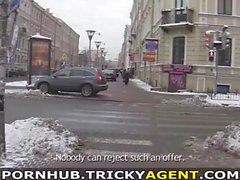 Tricky Agent - Tricked into casting fuck