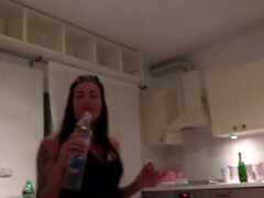 European twins drink piss and get fucked