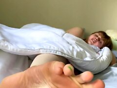 Sexy Emo Teen Dildoing And Foot Fetish