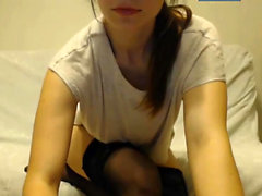 Foot fetish,stockings girl with Polish webcams