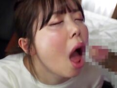 Japanese teen blowjob and hard fuck uncensored