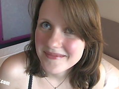 Sweet teen Jennin first BBC