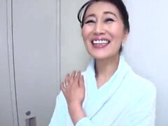 Sayuri Ikuina hot mature Asian housewife fucks young guy