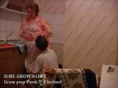 BBW Granny fucks the boy from next door