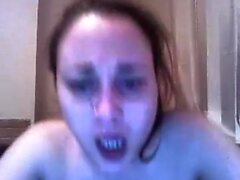 Small titted teen from EU masturbating