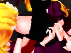 MMD Tickling Tickle